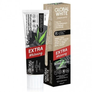 Зубная паста PresiDENT GLOBAL WHITE Extra Whitening. Active oxygen экстра отбеливающая 100 г