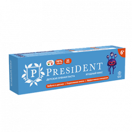 Детская зубная паста President