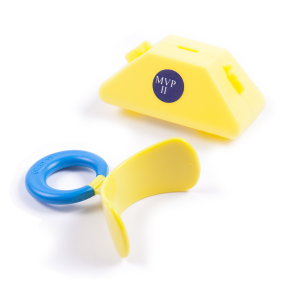 Вестибулярная пластинка MUPPY стандартная,жестка, LARGE (жёлтая с синим кольцом 5-8 лет)