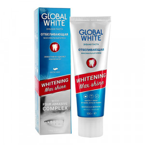 Зубная паста PresiDENT GLOBAL WHITE Whitening Max отбеливающая 100 г
