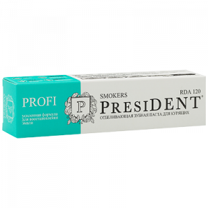 Зубная паста PresiDENT PROFI Smokers (120 RDA) 50 мл